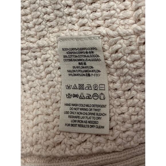 Free People Berkinette Crochet Bralette Crop Top Boho Festival Cream Brami XS S - Picture 8 of 9